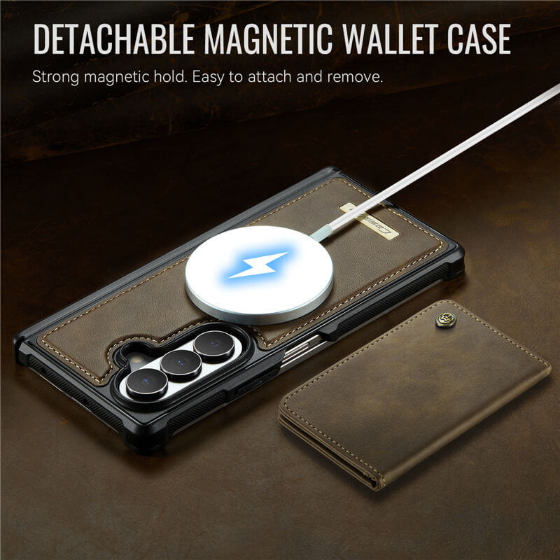 CaseMe Samsung Galaxy Z Fold8 Ultra Detachable Magnetic Wallet Case