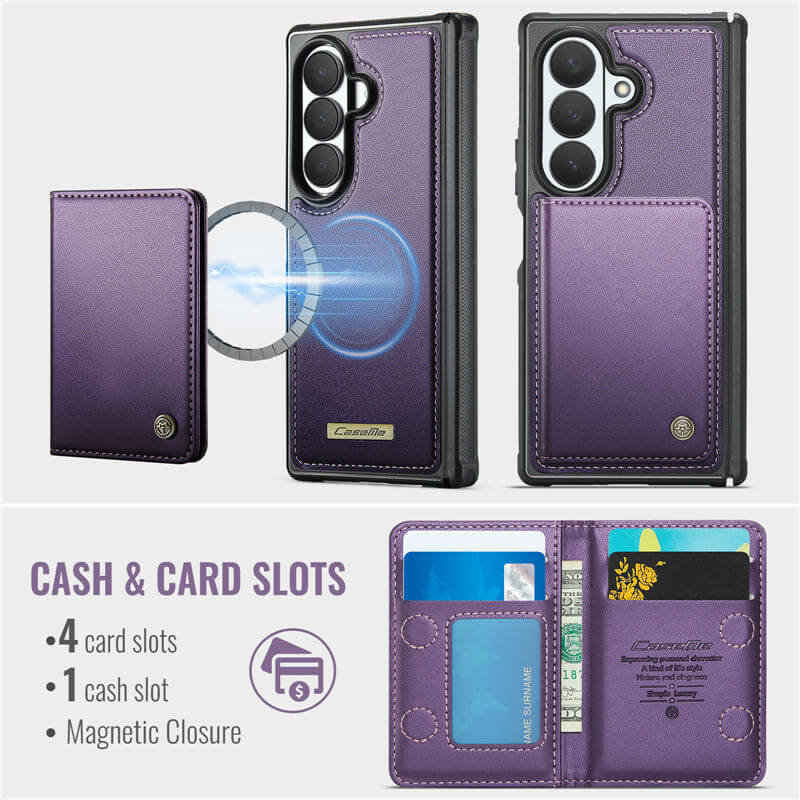 CaseMe Samsung Galaxy Z Fold8 Ultra Detachable Magnetic Wallet Case