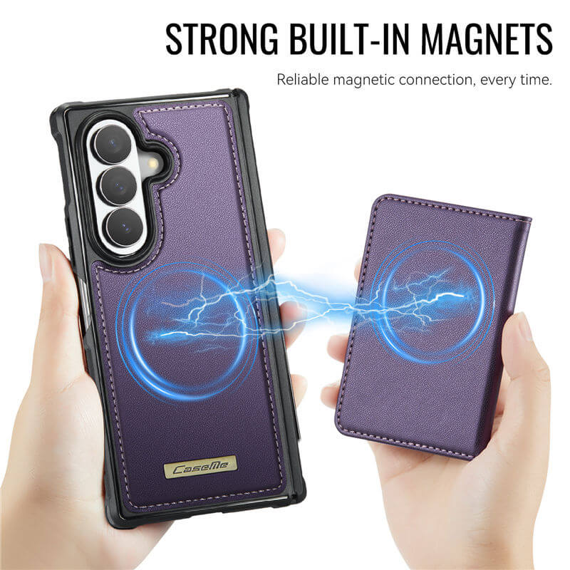 CaseMe Samsung Galaxy Z Fold8 Ultra Detachable Magnetic Wallet Case