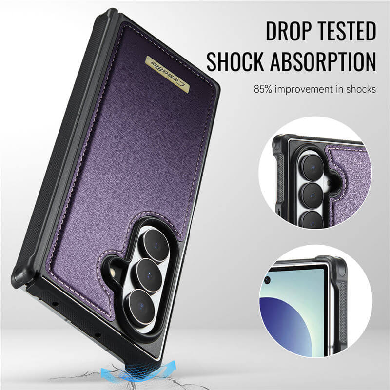 CaseMe Samsung Galaxy Z Fold8 Ultra Detachable Magnetic Wallet Case