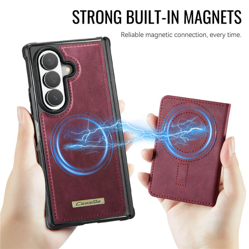 CaseMe Samsung Galaxy Z Fold8 Ultra Detachable Magnetic Wallet Case