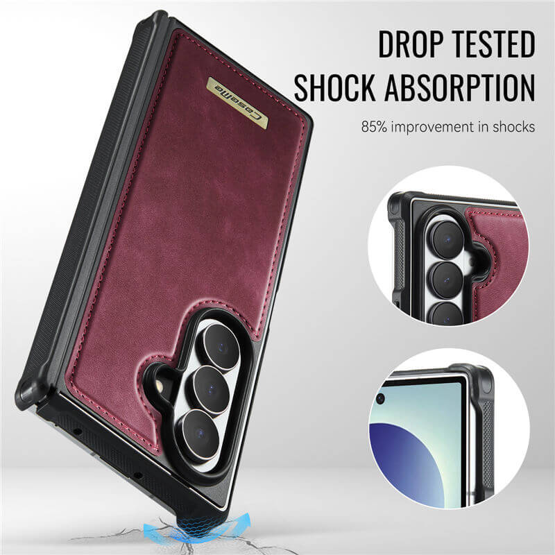 CaseMe Samsung Galaxy Z Fold8 Ultra Detachable Magnetic Wallet Case