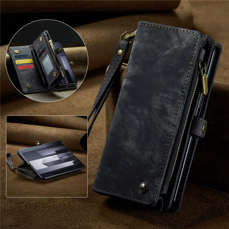 CaseMe Samsung Galaxy Z Fold6 Wallet Case with Wrist Strap