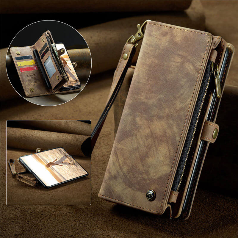 CaseMe Samsung Galaxy Z Fold6 Wallet Case with Wrist Strap