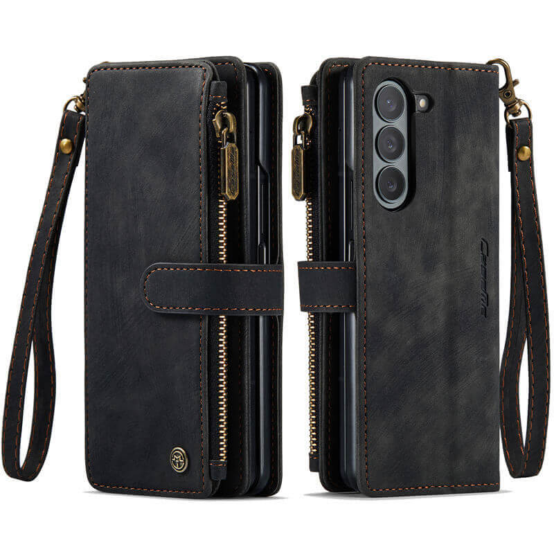 CaseMe Samsung Galaxy Z Fold7 Wallet Case with Wrist Strap