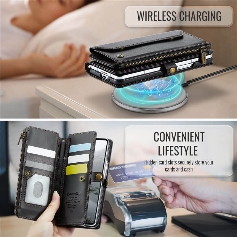 CaseMe Samsung Galaxy Z Fold7 Wallet RFID Blocking Crossbody Case