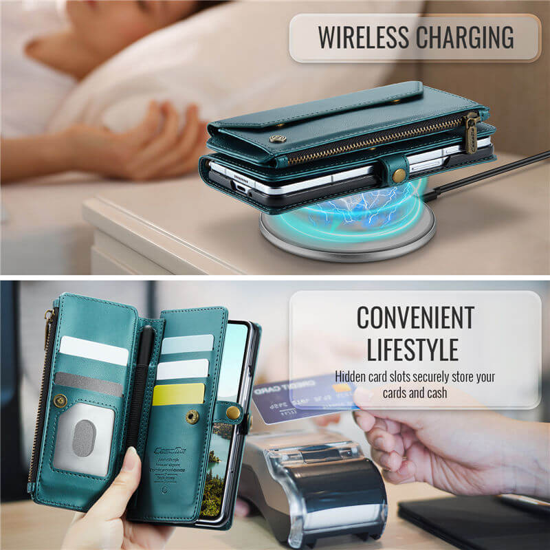 CaseMe Samsung Galaxy Z Fold7 Wallet RFID Blocking Crossbody Case