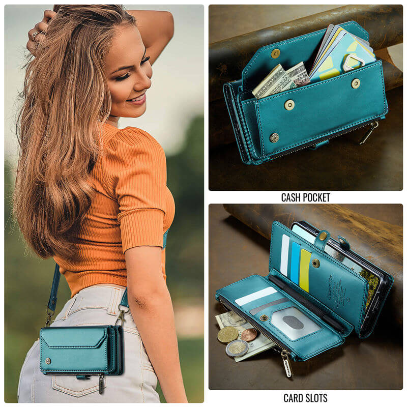 CaseMe Samsung Galaxy Z Fold7 Wallet RFID Blocking Crossbody Case