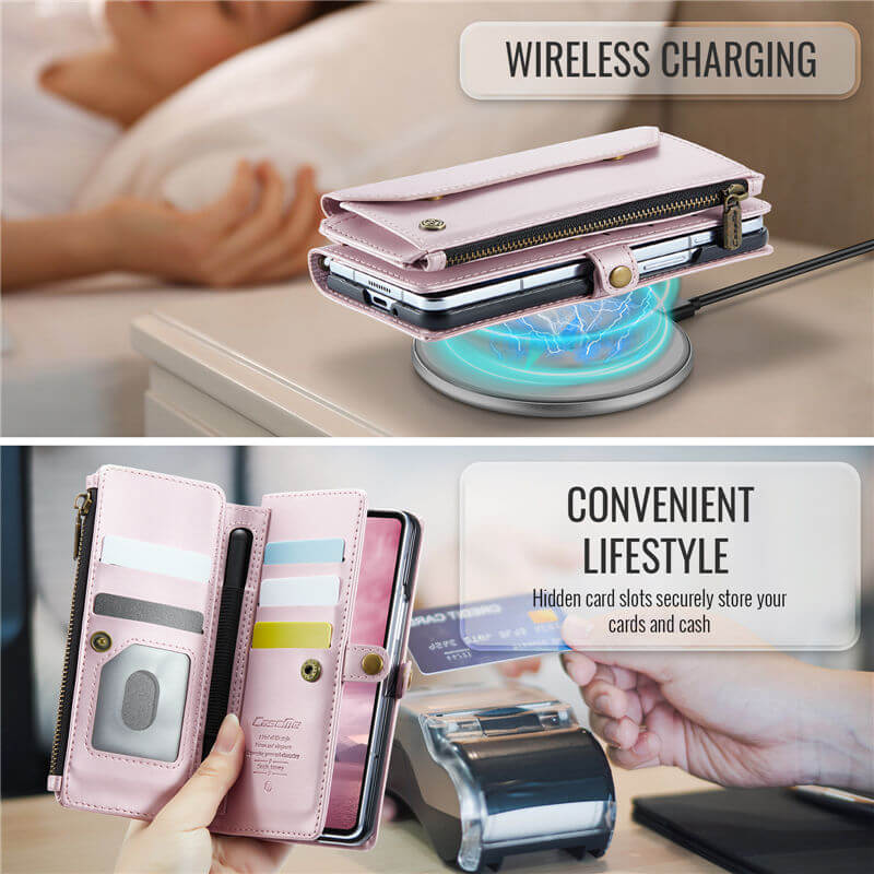 CaseMe Samsung Galaxy Z Fold7 Wallet RFID Blocking Crossbody Case