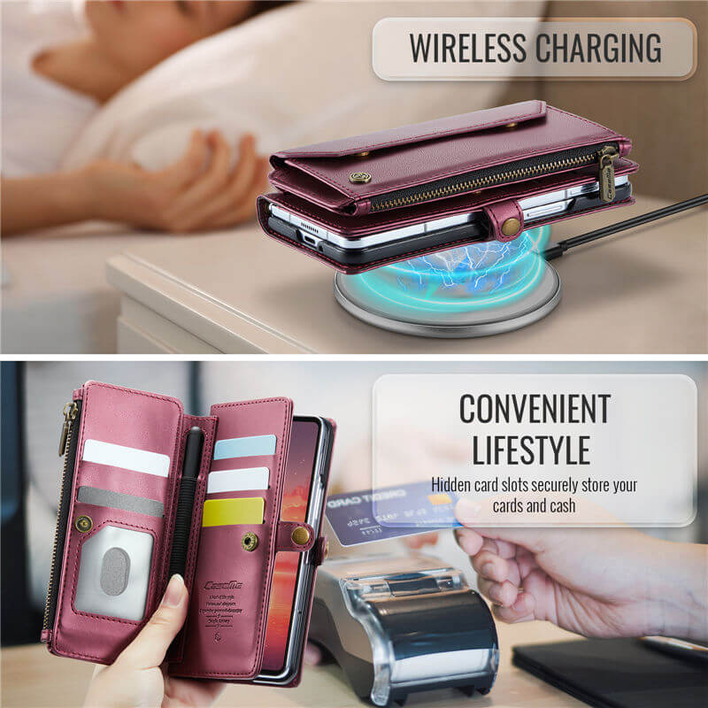 CaseMe Samsung Galaxy Z Fold7 Wallet RFID Blocking Crossbody Case