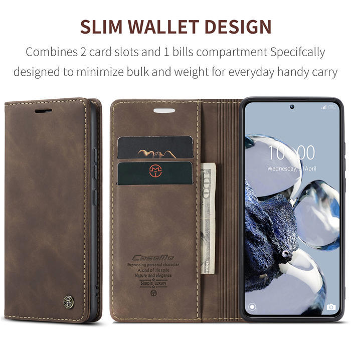 CaseMe Xiaomi 12T/12T Pro Wallet Kickstand Magnetic Flip Case