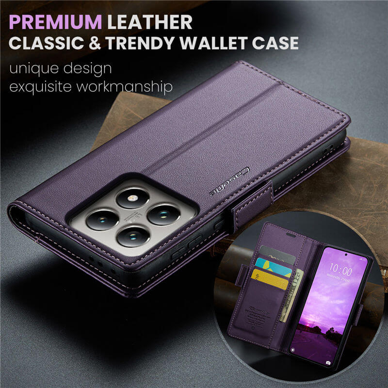 CaseMe Xiaomi 14T Pro Wallet Case