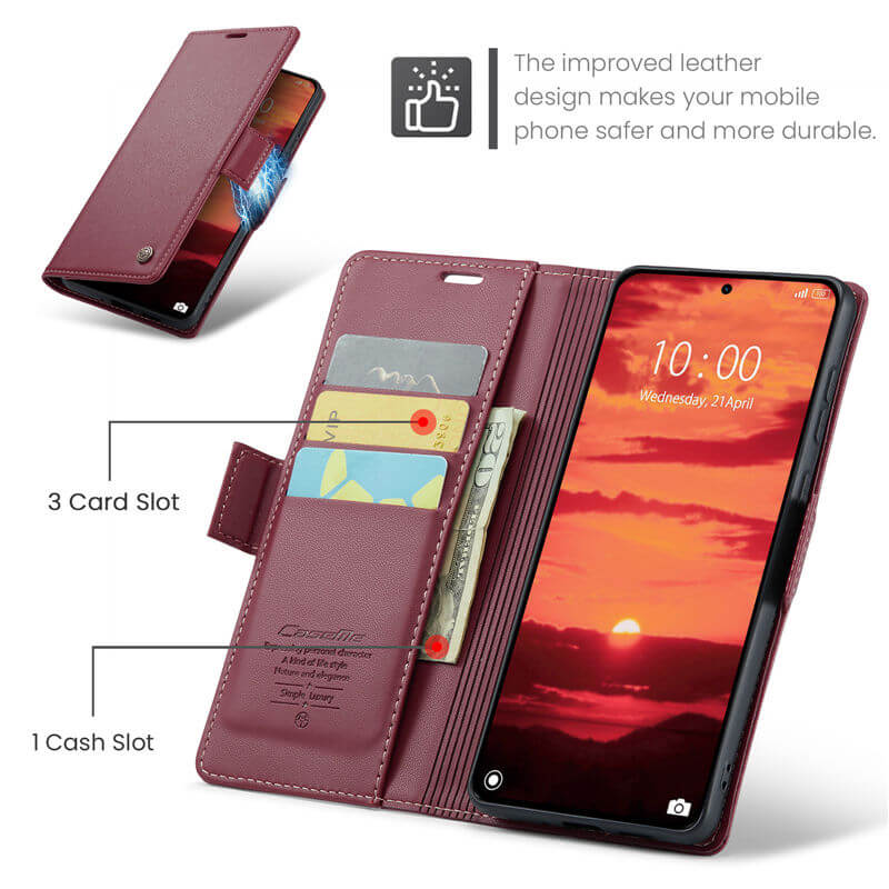 CaseMe Xiaomi 14T Pro Wallet Case