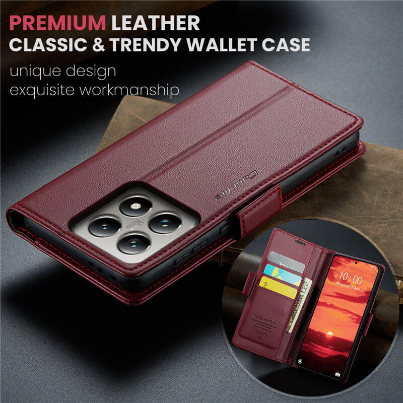 CaseMe Xiaomi 14T Pro Wallet Case