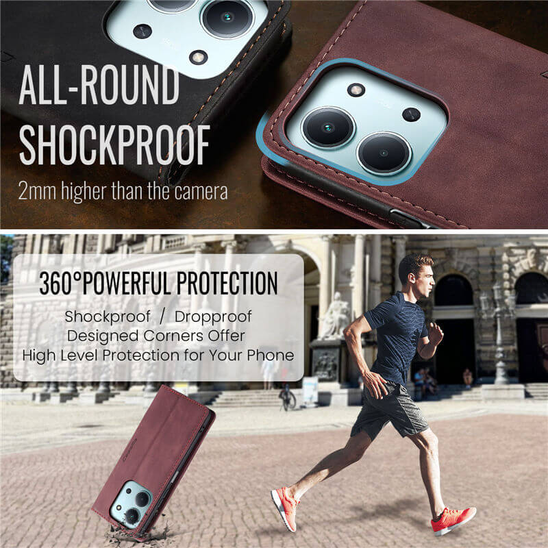 CaseMe Xiaomi Redmi 15C Wallet Case