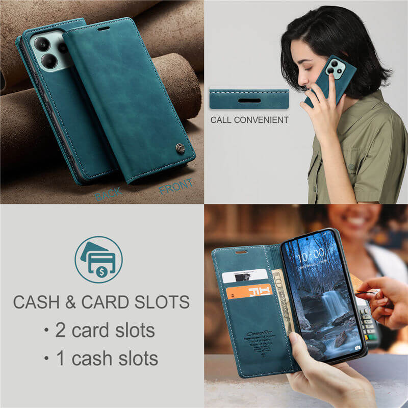 CaseMe Xiaomi Redmi Note 14 Wallet Case