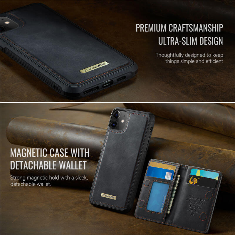 CaseMe iPhone 11 2-in-1 Detachable Magnetic Wallet Case