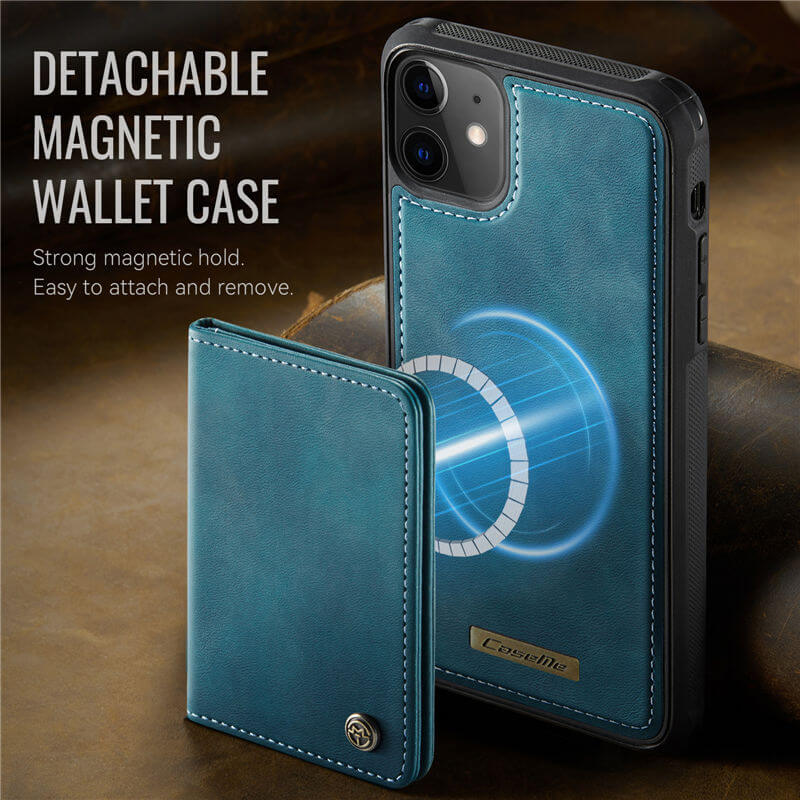 CaseMe iPhone 11 2-in-1 Detachable Magnetic Wallet Case