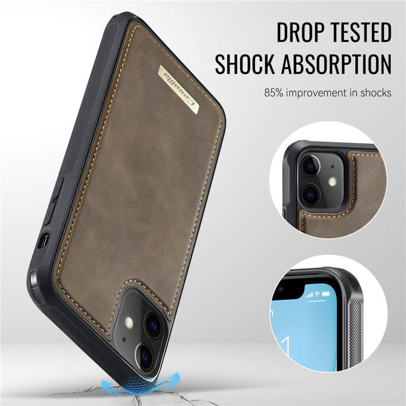CaseMe iPhone 11 2-in-1 Detachable Magnetic Wallet Case