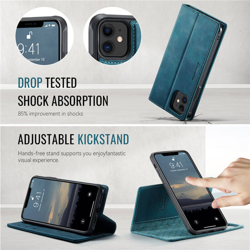 CaseMe iPhone 11 2-in-1 Magnetic Wallet Case