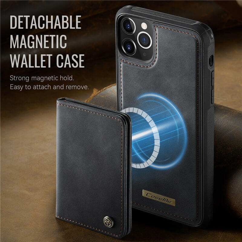CaseMe iPhone 11 Pro Max 2-in-1 Detachable Magnetic Wallet Case