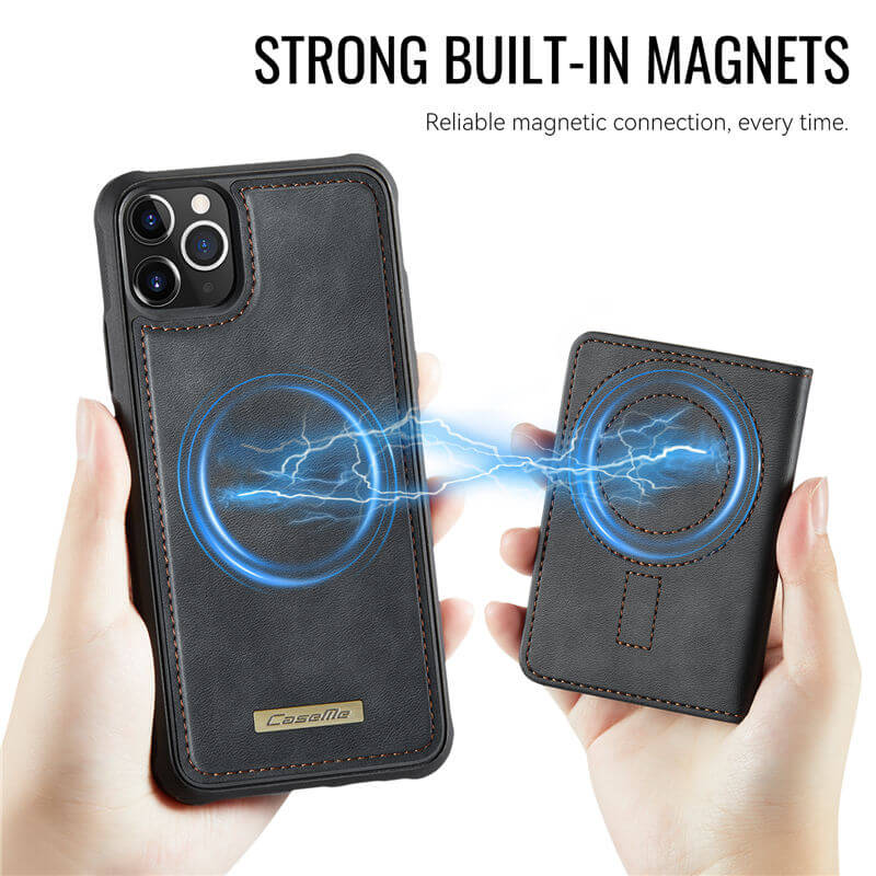 CaseMe iPhone 11 Pro Max 2-in-1 Detachable Magnetic Wallet Case