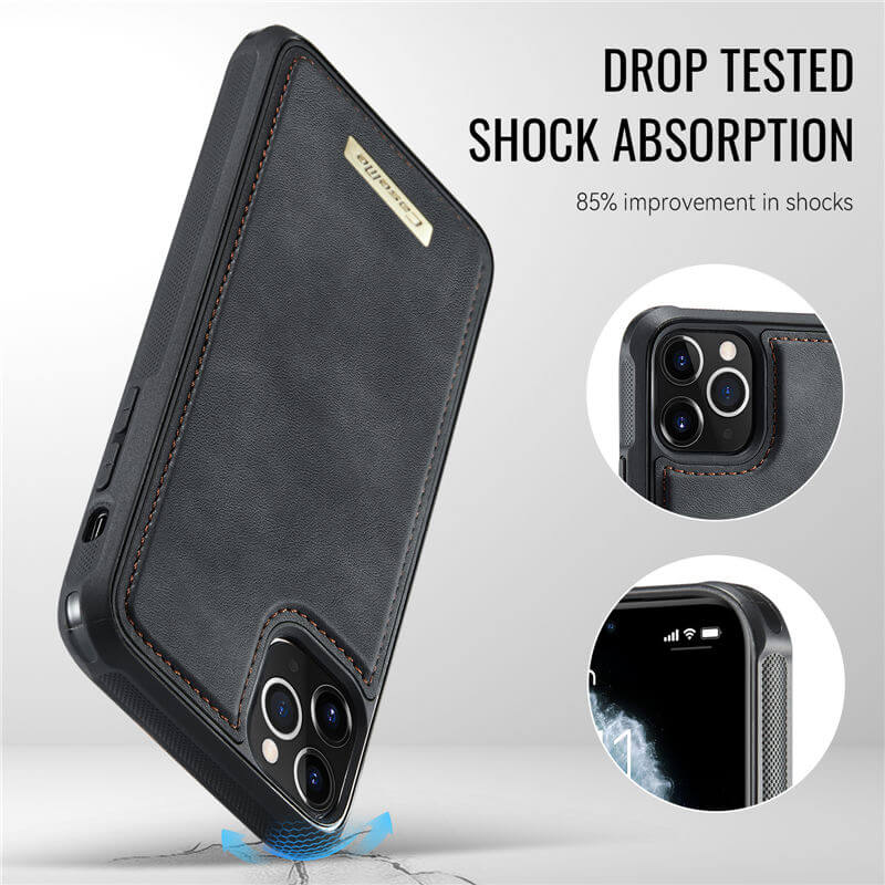 CaseMe iPhone 11 Pro Max 2-in-1 Detachable Magnetic Wallet Case