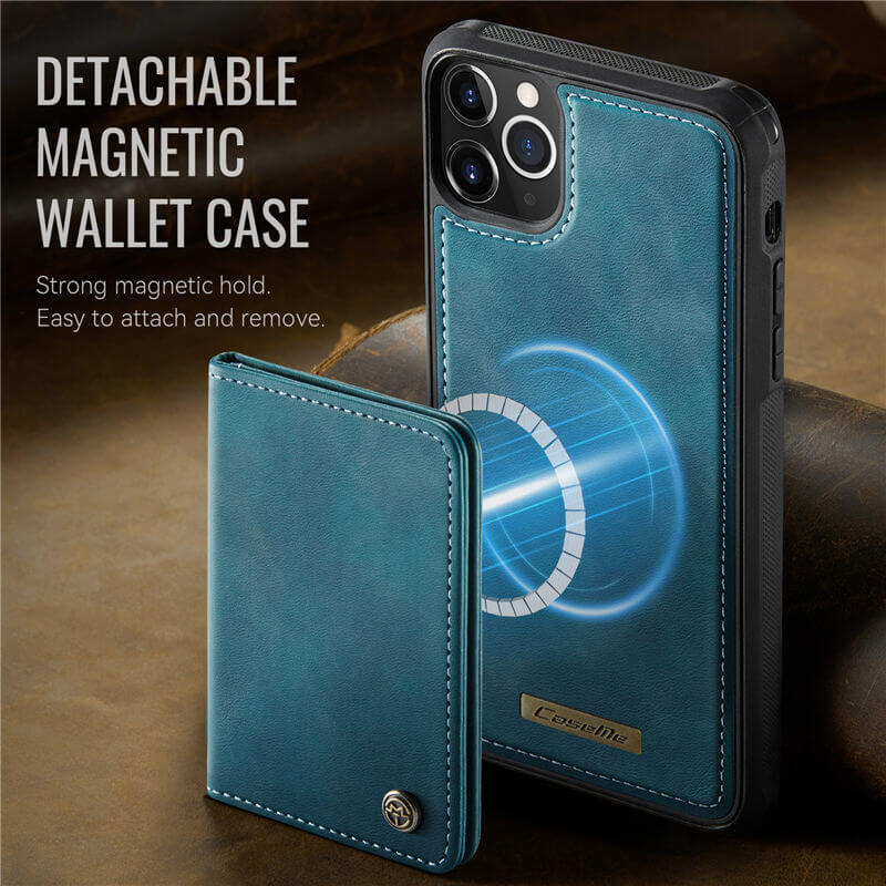 CaseMe iPhone 11 Pro Max 2-in-1 Detachable Magnetic Wallet Case