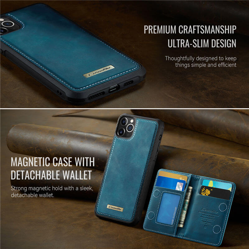 CaseMe iPhone 11 Pro Max 2-in-1 Detachable Magnetic Wallet Case