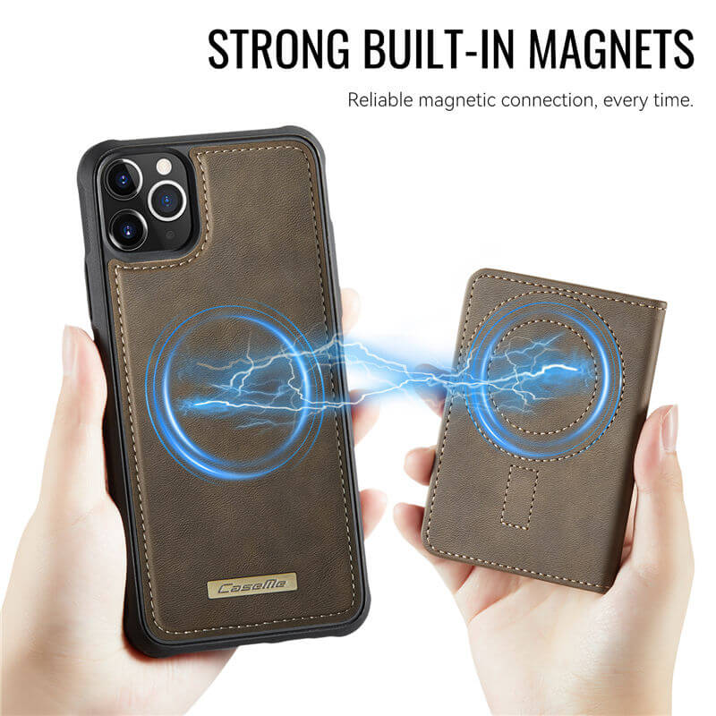 CaseMe iPhone 11 Pro Max 2-in-1 Detachable Magnetic Wallet Case