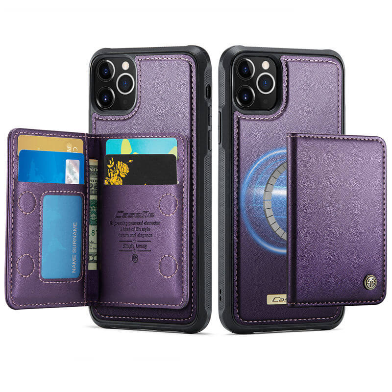 CaseMe iPhone 11 Pro Max 2-in-1 Detachable Magnetic Wallet Case