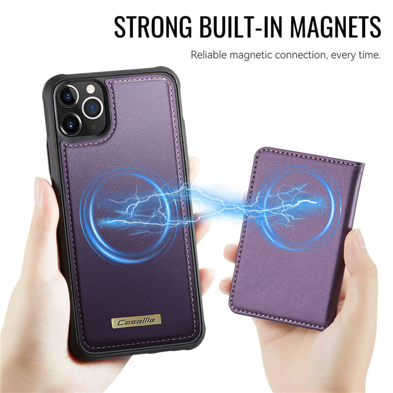 CaseMe iPhone 11 Pro Max 2-in-1 Detachable Magnetic Wallet Case