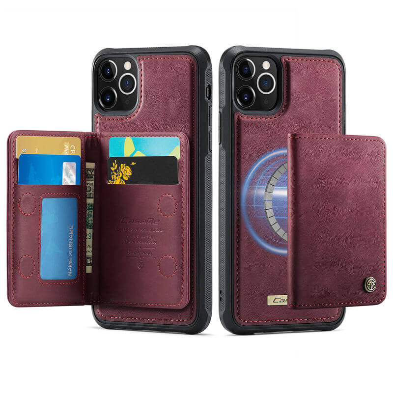 CaseMe iPhone 11 Pro Max 2-in-1 Detachable Magnetic Wallet Case