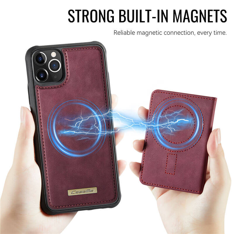 CaseMe iPhone 11 Pro Max 2-in-1 Detachable Magnetic Wallet Case