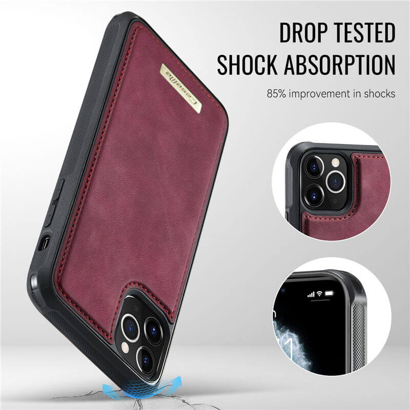 CaseMe iPhone 11 Pro Max 2-in-1 Detachable Magnetic Wallet Case