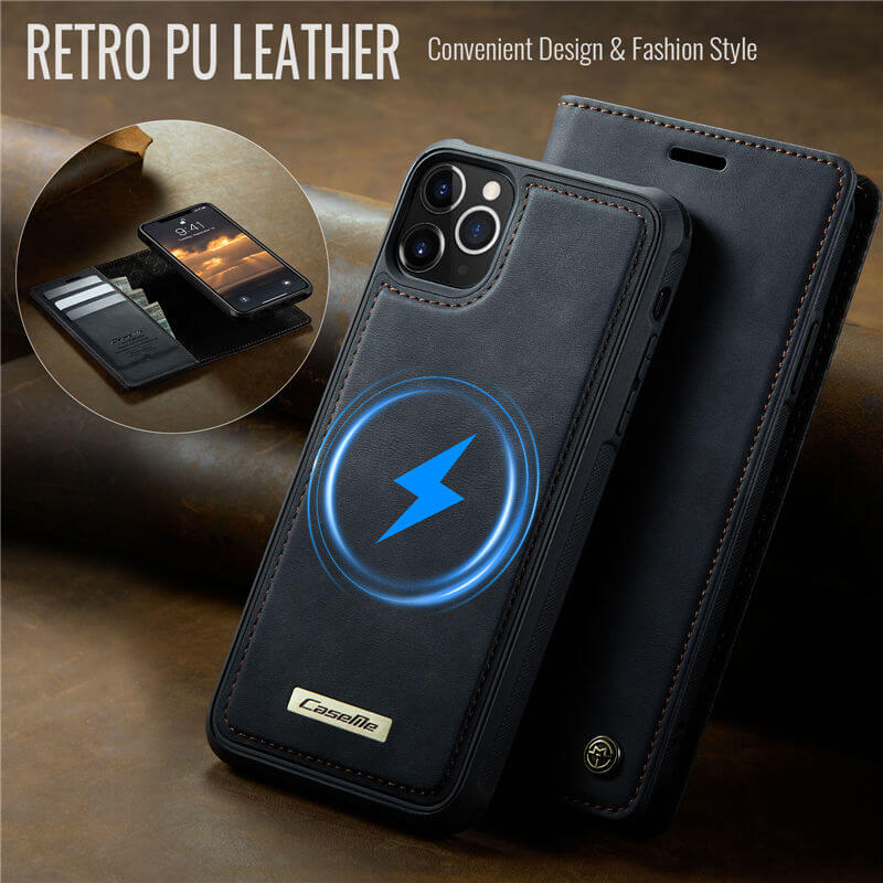 CaseMe iPhone 11 Pro 2-in-1 Magnetic Wallet Case