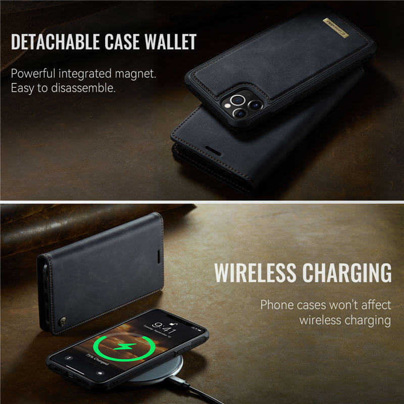 CaseMe iPhone 11 Pro 2-in-1 Magnetic Wallet Case