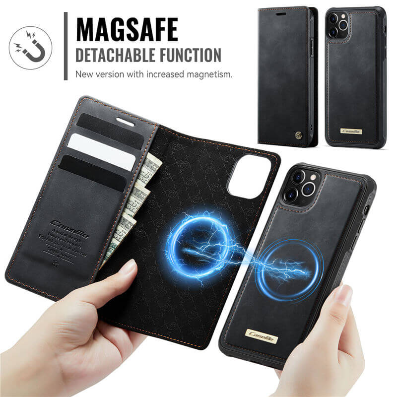 CaseMe iPhone 11 Pro 2-in-1 Magnetic Wallet Case