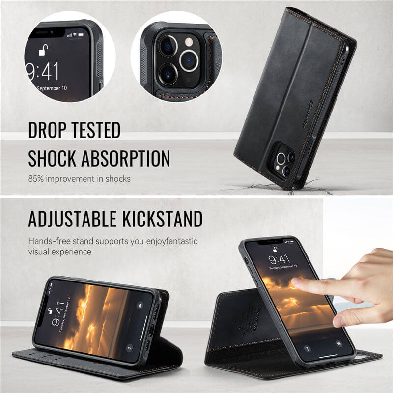 CaseMe iPhone 11 Pro 2-in-1 Magnetic Wallet Case