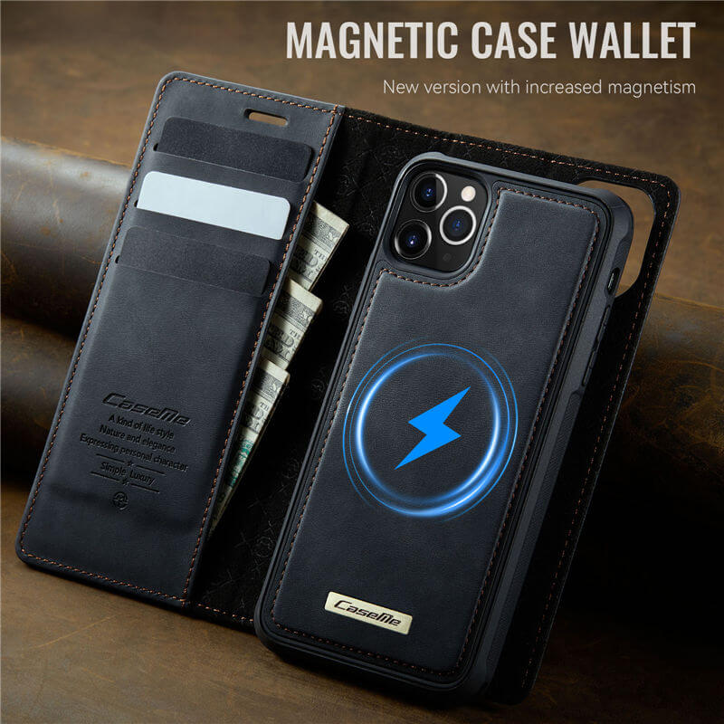 CaseMe iPhone 11 Pro 2-in-1 Magnetic Wallet Case