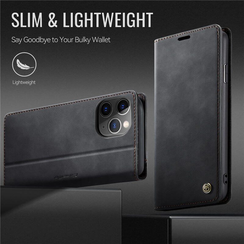 CaseMe iPhone 11 Pro Max Magnetic Wallet Case with RFID Blocking