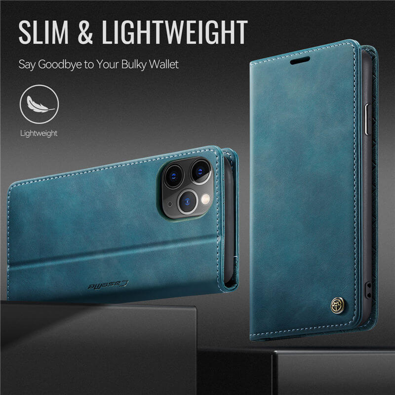 CaseMe iPhone 11 Pro Magnetic Wallet Case with RFID Blocking