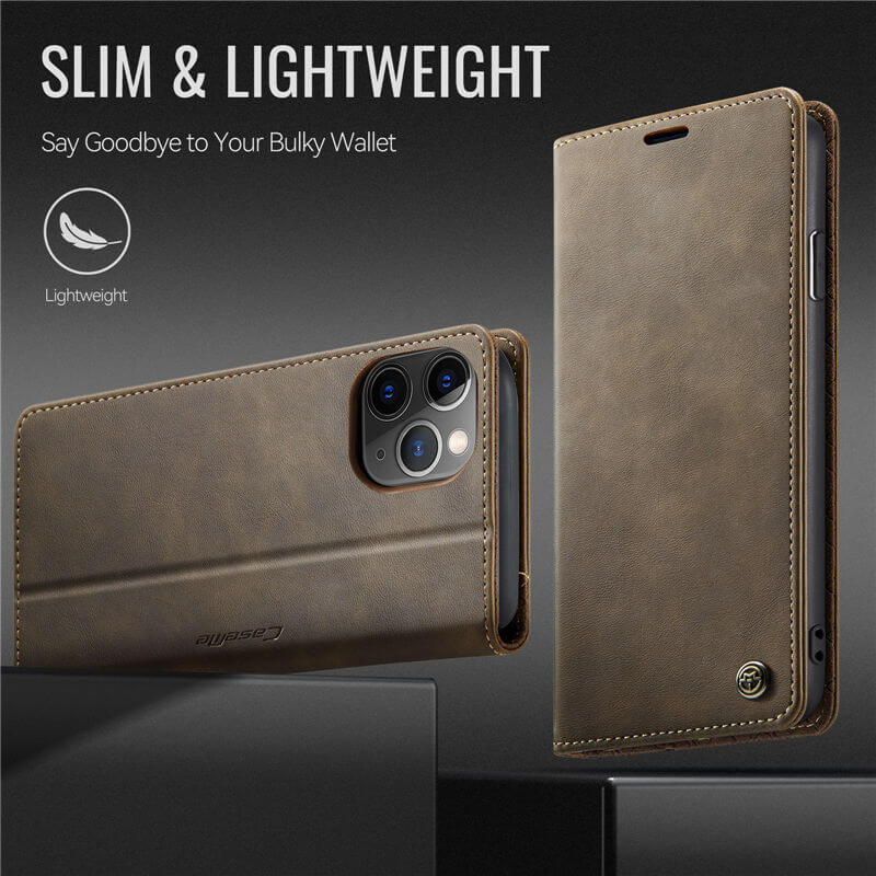 CaseMe iPhone 11 Pro Magnetic Wallet Case with RFID Blocking