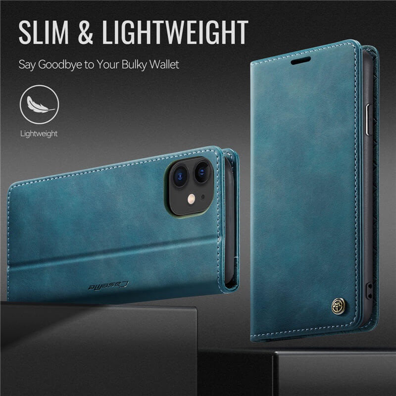 CaseMe iPhone 11 Magnetic Wallet Case with RFID Blocking