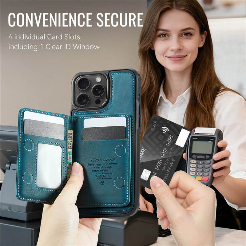 CaseMe iPhone 13 Pro 2-in-1 Detachable Magnetic Wallet Case