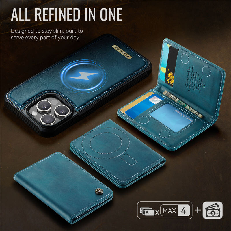CaseMe iPhone 13 Pro 2-in-1 Detachable Magnetic Wallet Case