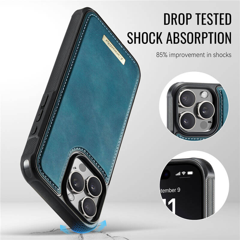 CaseMe iPhone 13 Pro 2-in-1 Detachable Magnetic Wallet Case