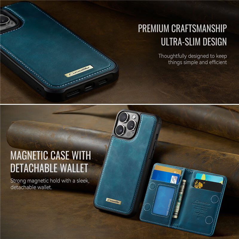 CaseMe iPhone 13 Pro 2-in-1 Detachable Magnetic Wallet Case