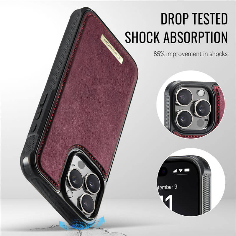 CaseMe iPhone 13 Pro 2-in-1 Detachable Magnetic Wallet Case
