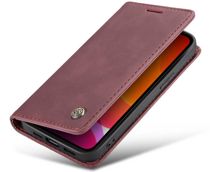 CaseMe iPhone 12 Mini Wallet Kickstand Magnetic Flip Leather Case